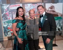 NEW YORK, NEW YORK - MAY 20: Terri Aponte, Jocelyn Jerome, and Dr. Adam Aponte attend the East Harlem Council for Human Services, Inc. Annual Gala Celebrating 61 Years at Capitale on May 20, 2026 in New York City. (Photo by Joy Malone/Getty Images)